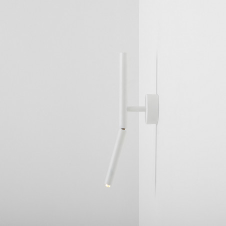 Kinkiet minimalistyczny biały Stick | Aldex - Regulowany