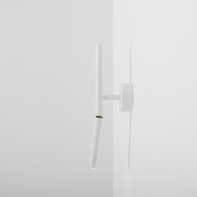 Kinkiet minimalistyczny biały Stick | Aldex - Regulowany