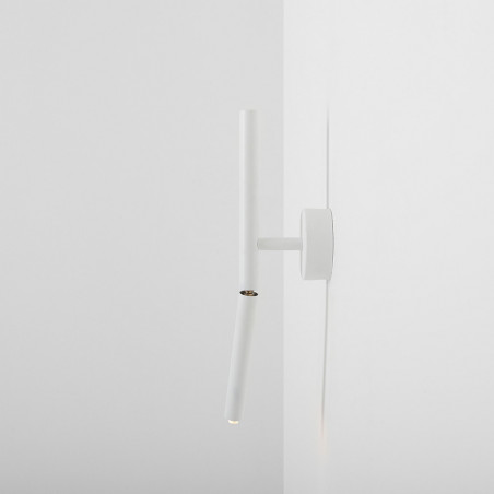 Kinkiet minimalistyczny biały Stick | Aldex - Regulowany