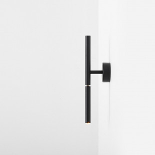 Kinkiet minimalistyczny Stick czarny Aldex | Regulowany