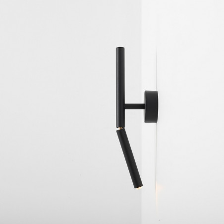 Kinkiet minimalistyczny Stick czarny Aldex | Regulowany