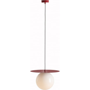 Lampa wisząca Loop biało-czerwona Aldex | Sklep z lampami
