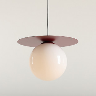 Lampa wisząca Loop biało-czerwona Aldex | Sklep z lampami