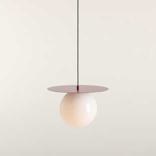 Lampa wisząca Loop biało-czerwona Aldex | Sklep z lampami