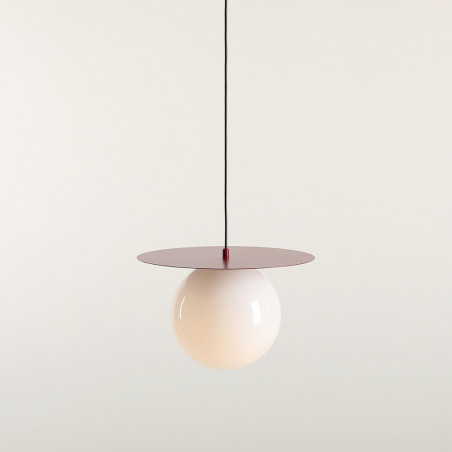 Lampa wisząca Loop biało-czerwona Aldex | Sklep z lampami