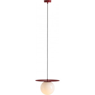 Lampa wisząca Loop biała/czerwona - Aldex | Elegancki design