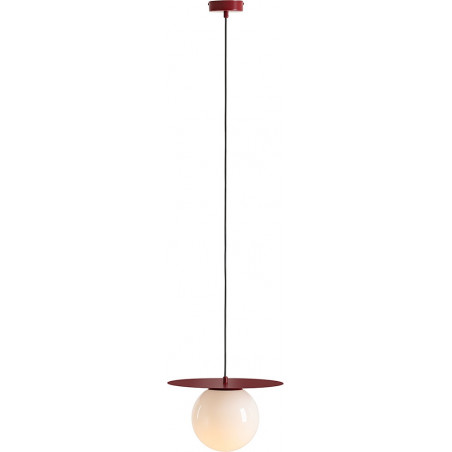 Lampa wisząca Loop biała/czerwona - Aldex | Elegancki design