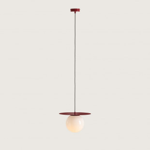Lampa wisząca Loop biała/czerwona - Aldex | Elegancki design
