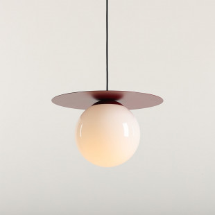 Lampa wisząca Loop biała/czerwona - Aldex | Elegancki design