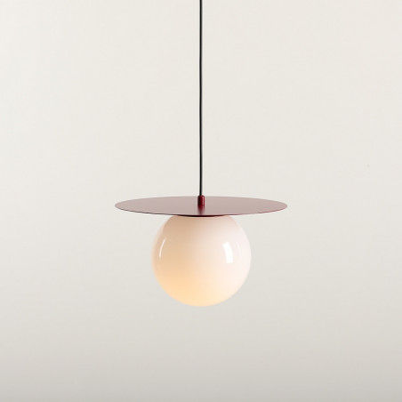 Lampa wisząca Loop biała/czerwona - Aldex | Elegancki design