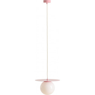 Lampa wisząca Loop biała/różowa - Aldex | Elegancki design