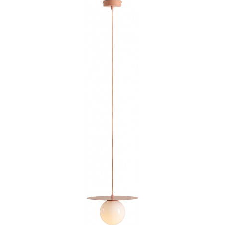 Lampa wisząca Loop biała/koral Aldex | Elegancki design