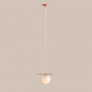 Lampa wisząca Loop biała/koral Aldex | Elegancki design