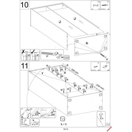 Szafa Boho Borneo Halmar | 80x200cm | Dąb Aristan