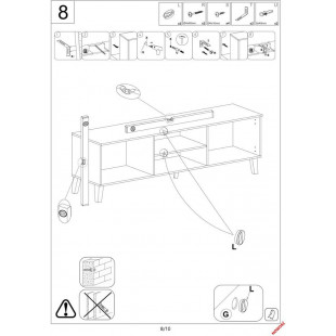 Szafka RTV Boho Borneo 150x40 dąb Halmar | Sklep meblowy
