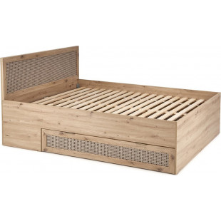 Łóżko Borneo 160x200 Halmar: Boho styl z pojemnikiem | Sklep mebli
