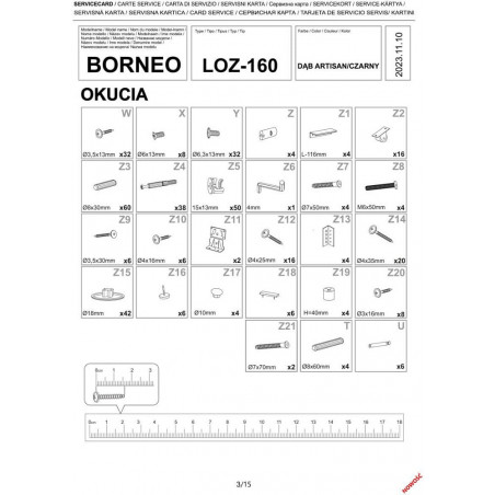 Łóżko Borneo 160x200 Halmar: Boho styl z pojemnikiem | Sklep mebli