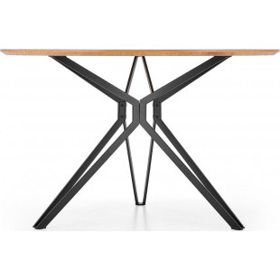 Stół okrągły loft Pixel 120cm Halmar - Dąb złoty