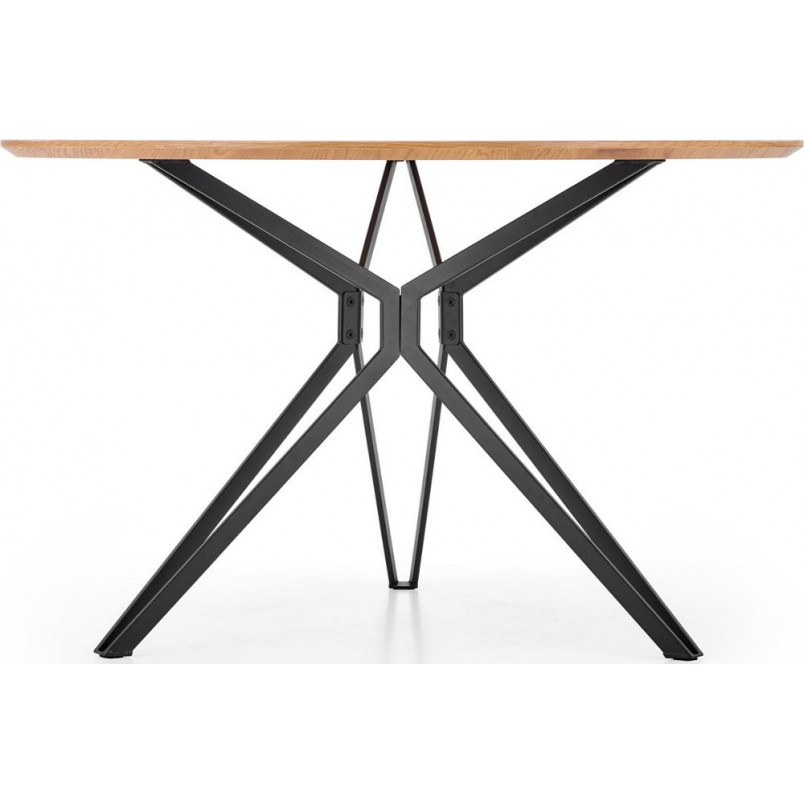 Stół okrągły loft Pixel 120cm Halmar - Dąb złoty