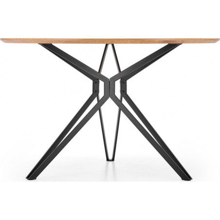 Stół okrągły loft Pixel 120cm Halmar - Dąb złoty