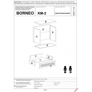 Komoda Boho Borneo | Halmar: Styl i Funkcjonalność