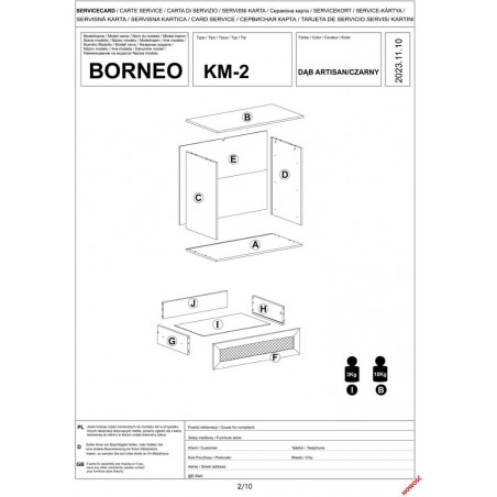 Komoda Boho Borneo | Halmar: Styl i Funkcjonalność
