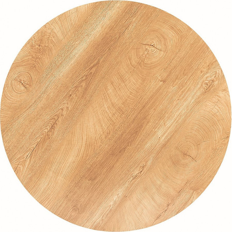 Stół okrągły loft Talia II 90cm Signal - Dąb/Czarny