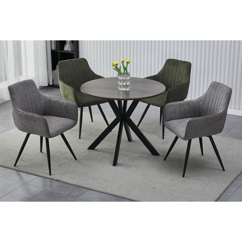 Stół okrągły loft Talia II 90cm Signal - Elegancki design