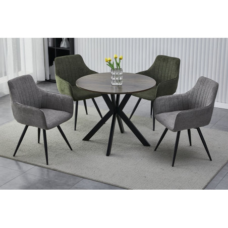 Stół okrągły loft Talia II 90cm Signal - Elegancki design