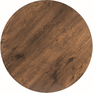 Stół okrągły loft Talia II 90cm orzech / czarny mat Signal