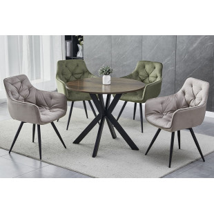 Stół okrągły loft Talia II 90cm Signal - Elegancki design