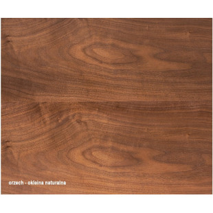 Stolik kawowy Silver A 80x80cm orzech / srebrny Signal