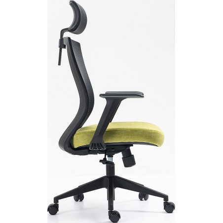 Fotel biurowy Signal Q-328H czarno-zielony - Komfort i Ergonomia