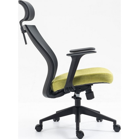 Fotel biurowy Signal Q-328H czarno-zielony - Komfort i Ergonomia