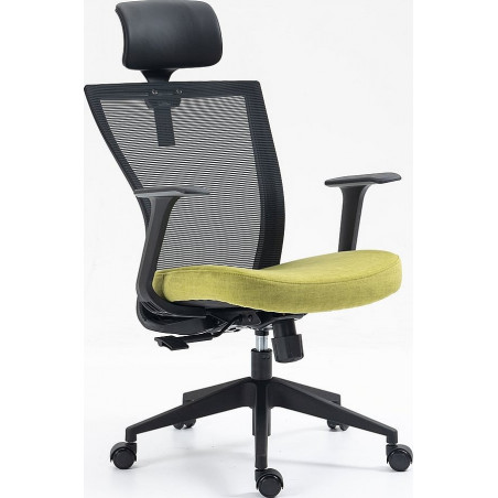 Fotel biurowy Signal Q-328H czarno-zielony - Komfort i Ergonomia