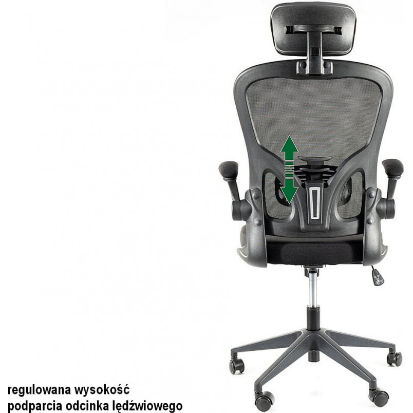 Fotel biurkowy Signal Q-060 czarny - Komfort i regulacja
