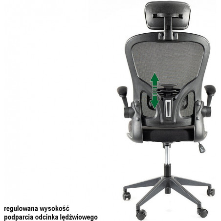 Fotel biurkowy Signal Q-060 czarny - Komfort i regulacja