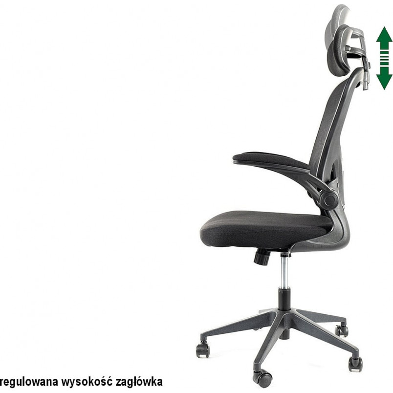 Fotel biurkowy Signal Q-060 czarny - Komfort i regulacja