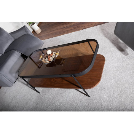 Stolik szklany Prima Signal 120x58cm - Elegancki design
