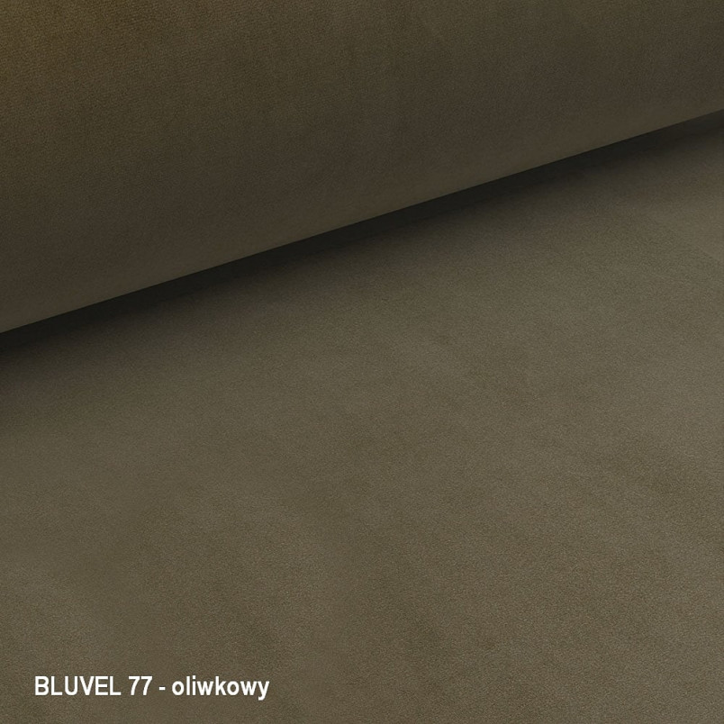 Krzesło Mango Velvet 77 Signal - Oliwkowy/Czarny | Komfort i Styl