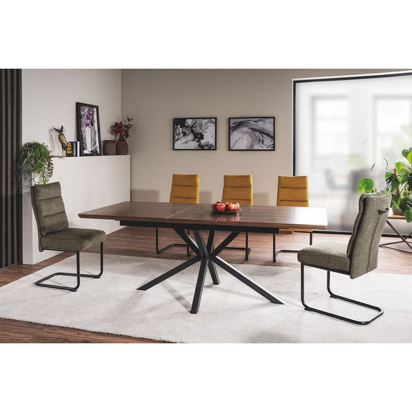Stół rozkładany loft Logan Signal | 160x90cm orzech