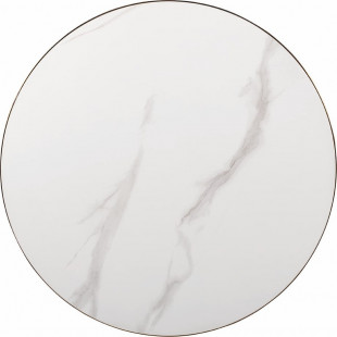 Stolik boczny Gemini biały/czarny Signal - Elegancki design