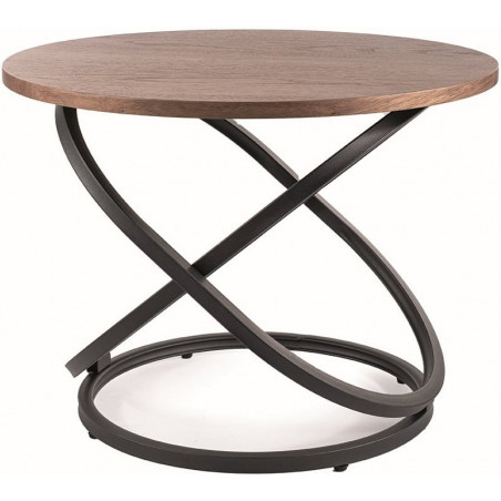 Stolik kawowy okrągły loft Eos | Signal - 60cm