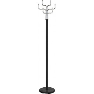Wieszak stojący Cosmic Signal | Czarny/Chrom | 176cm