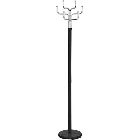 Wieszak stojący Cosmic Signal | Czarny/Chrom | 176cm