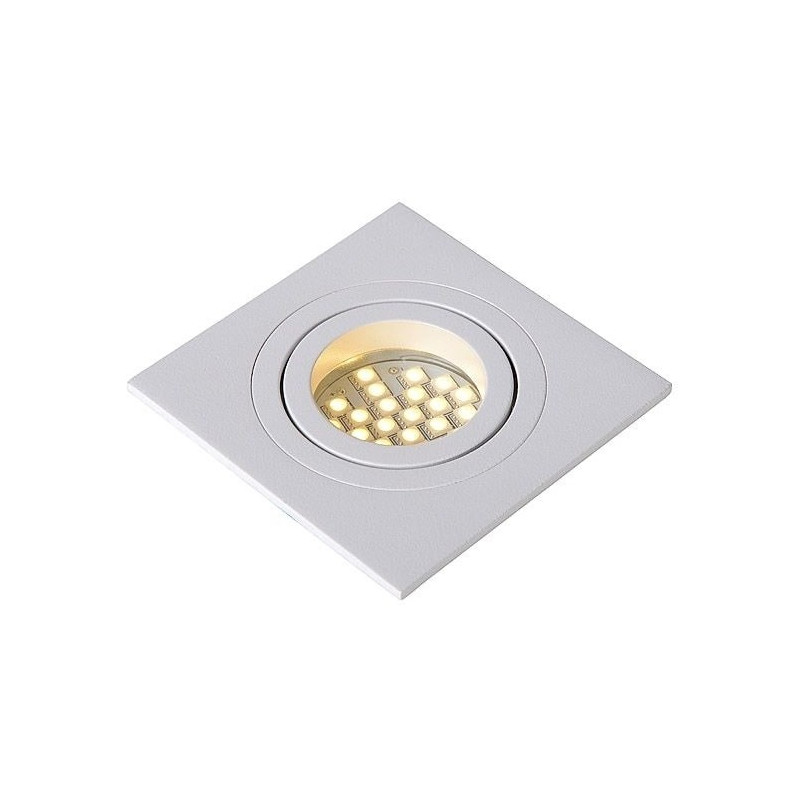 Lampa Tube Square 9cm biała Lucide - Nowoczesny spot
