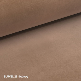 Sofa welurowa Camellia 135cm beżowa/złota - Signal | Komfort i styl
