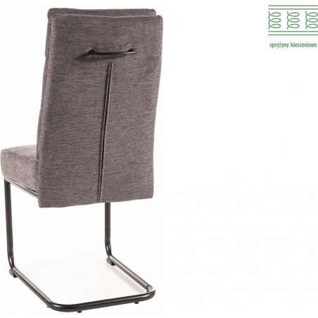 Krzesło Berry Brego 18 Signal - Szare/Czarny | Komfort i Styl