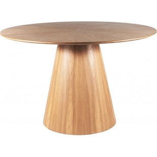 Stół okrągły Angel 120cm dąb Signal - Elegancki design