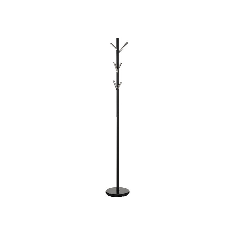 Wieszak stojący Allen Signal - czarny/chrom | Elegancki i funkcjonalny